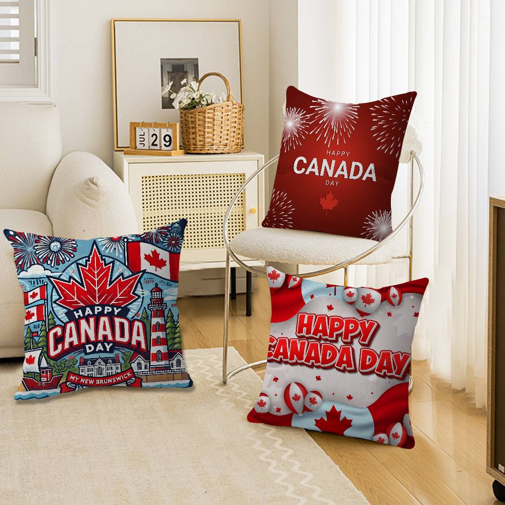 Home Textiles Canada - C-CANADA DAY Cushion Cover Pillow Cover