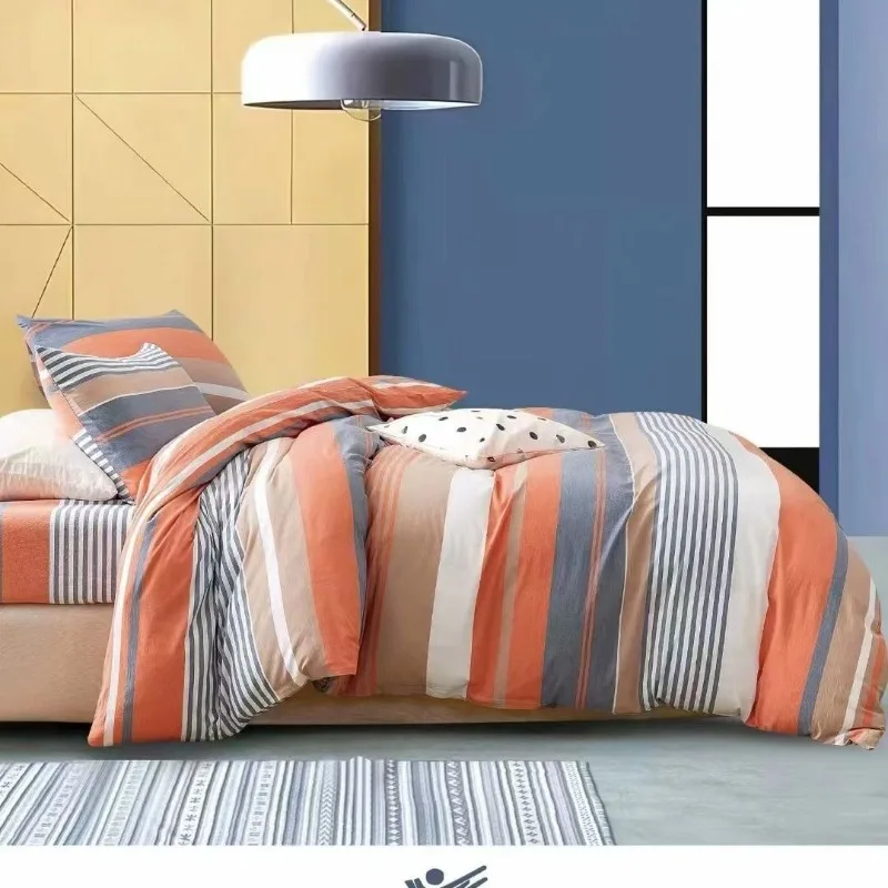 Washed Cotton Plaid Fabric By  - Home Textiles Bedding บทวิจารณ์และราคา