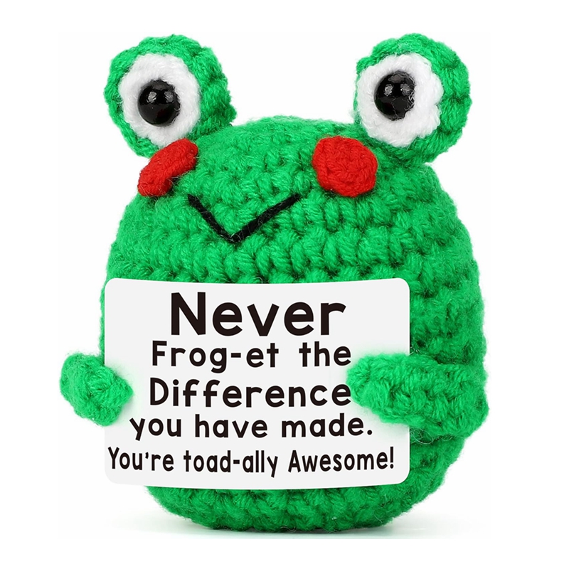 Funny Crochet Frog Figurines E - Home Textiles Today บทวิจารณ์และราคา