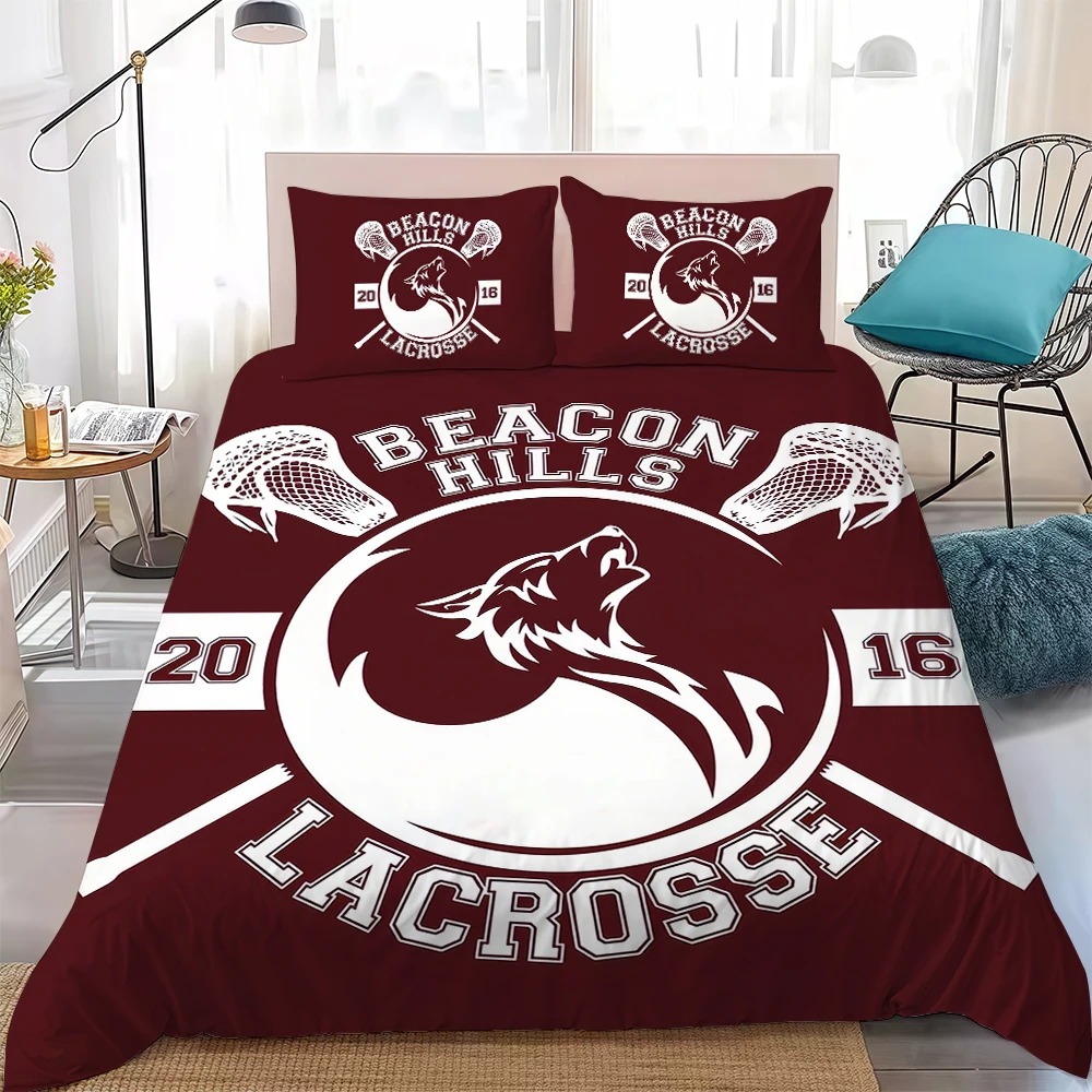 TV Teen Wolf Bedding Set Werew - Home Textiles Bedding บทวิจารณ์และราคา