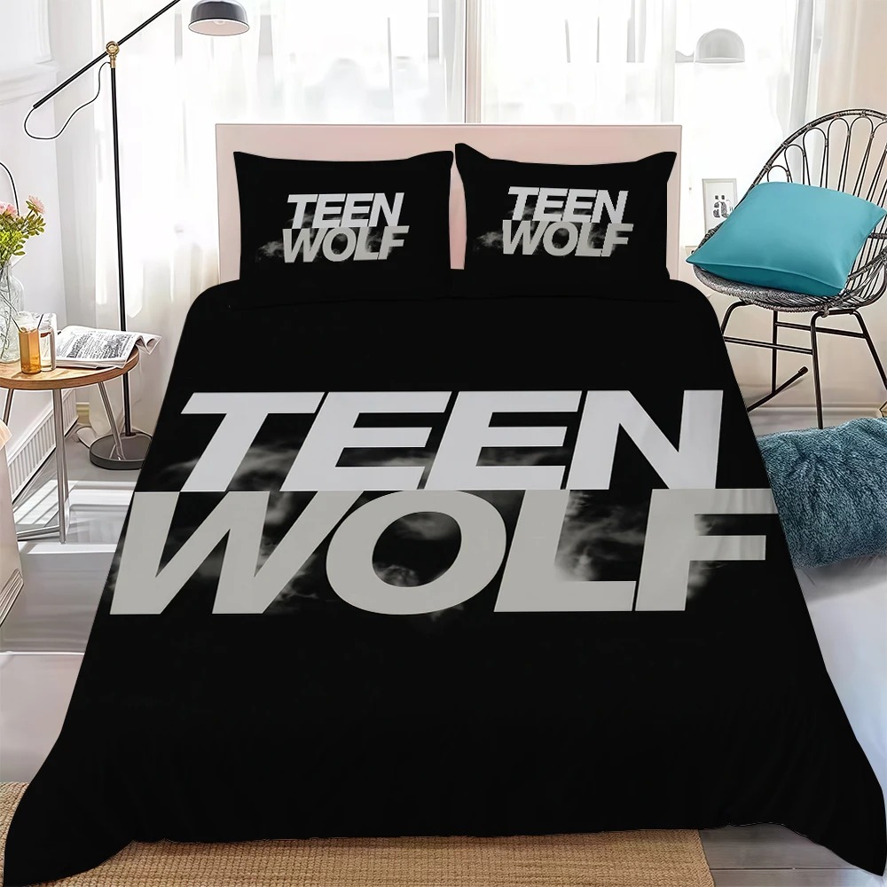 TV Teen Wolf Bedding Set Werew - Home Textiles Bedding บทวิจารณ์และราคา