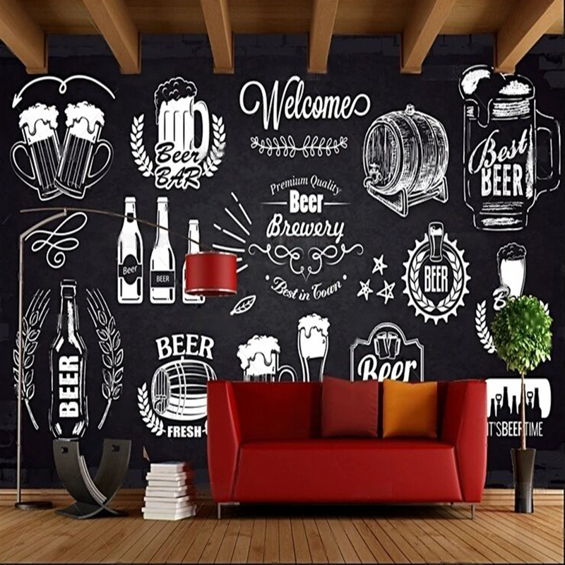 Simple hand-painted beer perso - Home Textiles Images บทวิจารณ์และราคา