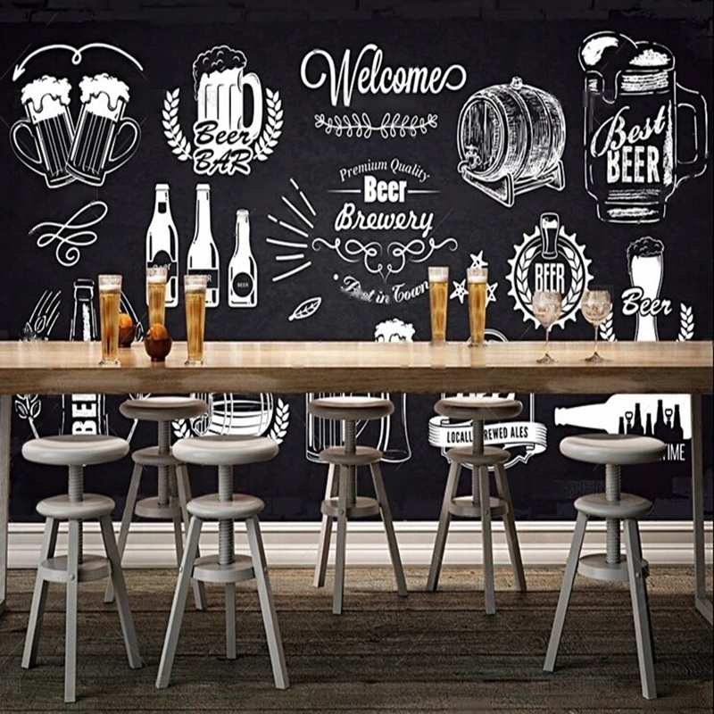 Simple hand-painted beer perso - Home Textiles Images บทวิจารณ์และราคา