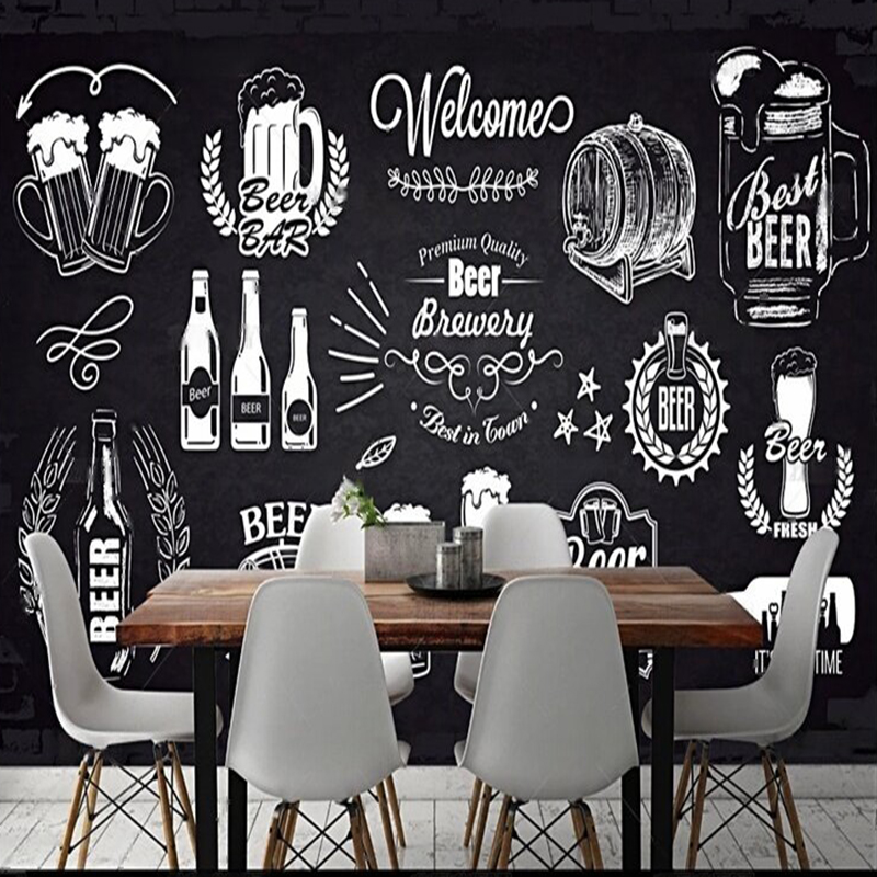Simple hand-painted beer perso - Home Textiles Images บทวิจารณ์และราคา