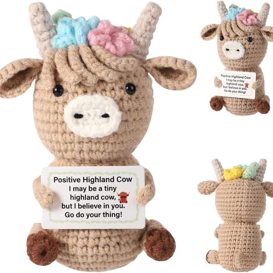 Crochet Emotional Cow Doll Dec - Home Textiles Today บทวิจารณ์และราคา