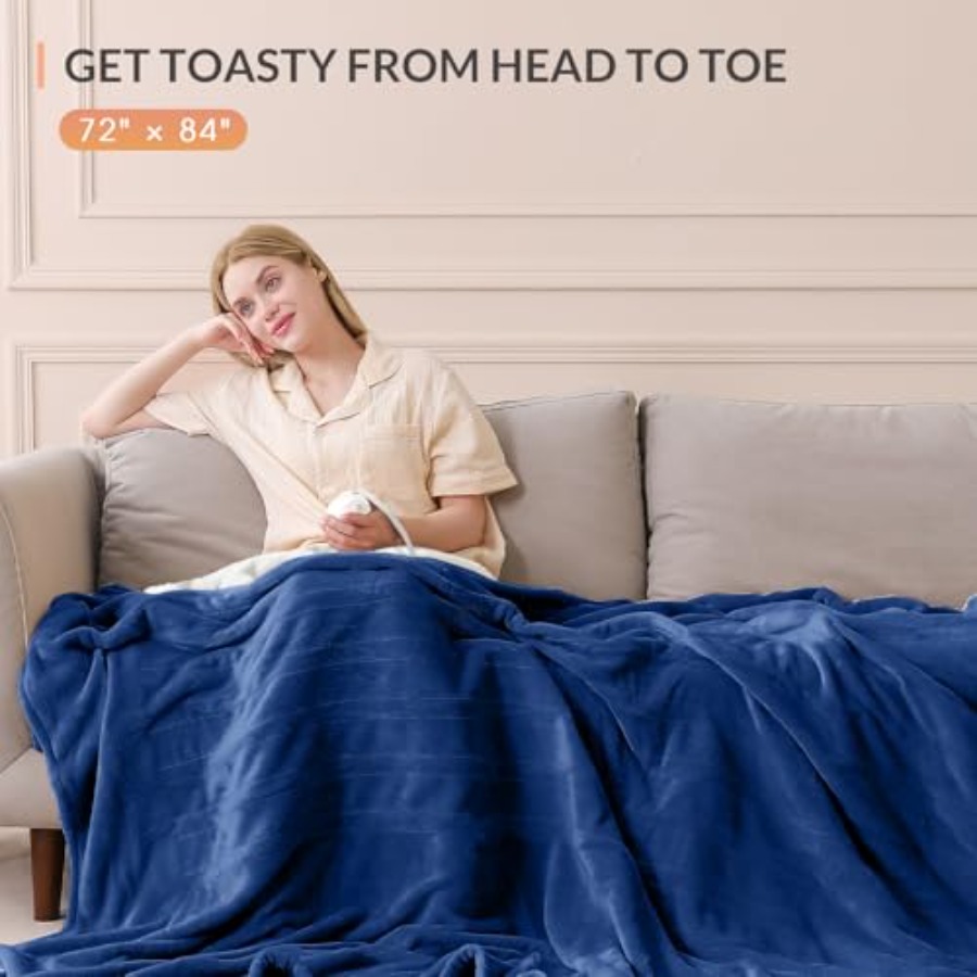 LuxeHeat Heated Blanket Electr - Electric Blanket Heated บทวิจารณ์และราคา