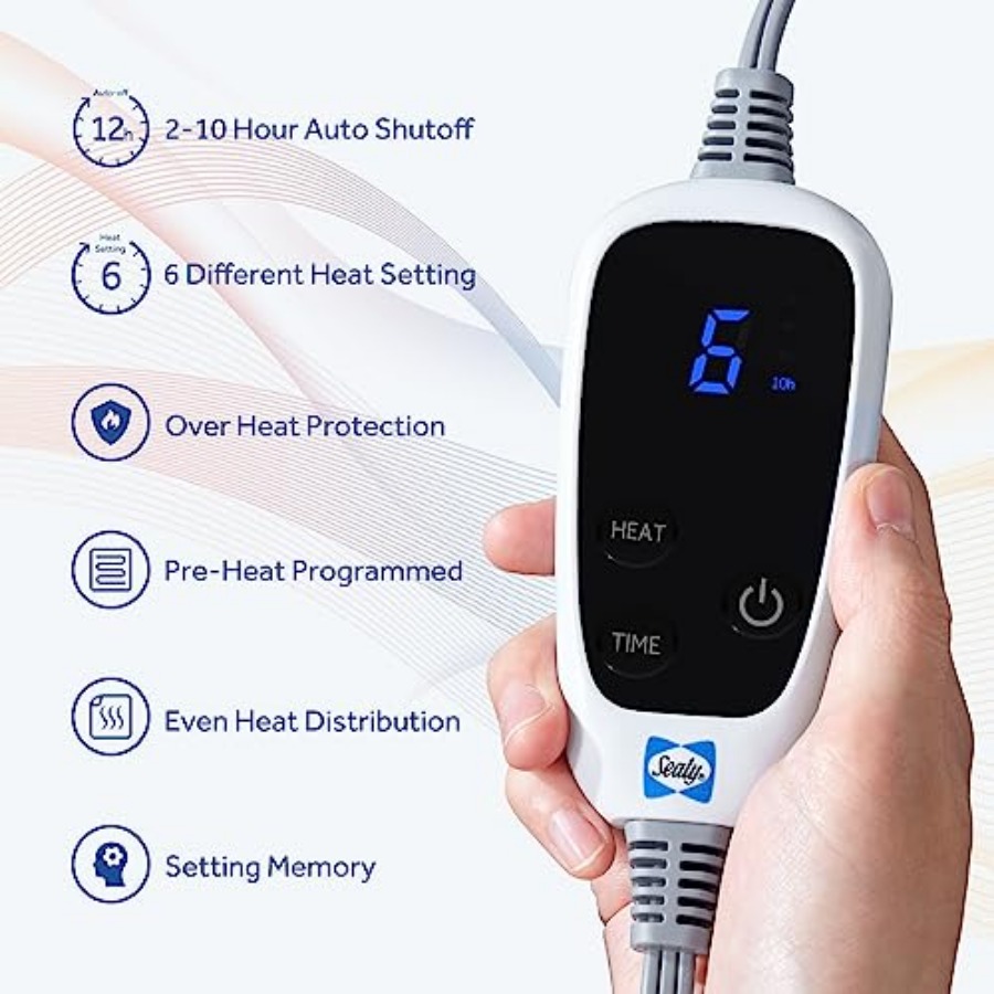 Electric Blanket Heated Throw  - Electric Blanket Heated บทวิจารณ์และราคา
