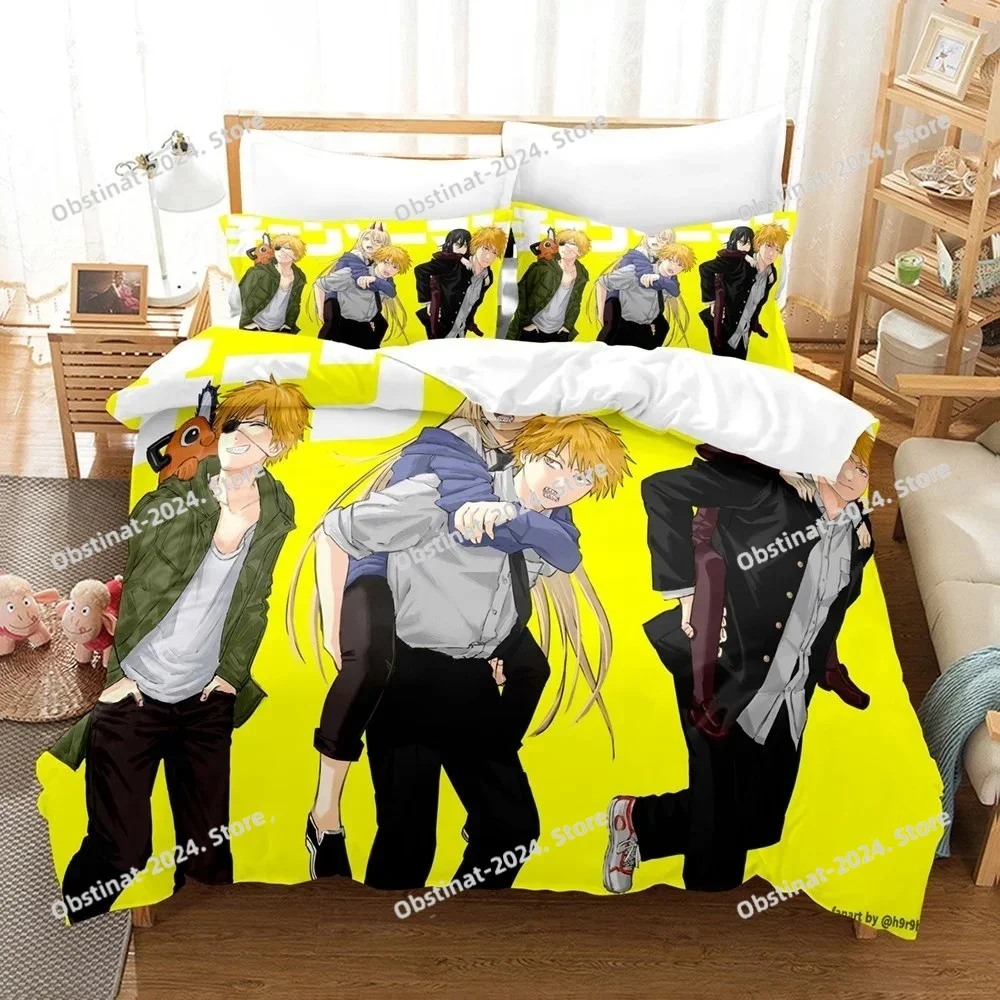 Chainsaw Man Bedding Set Duvet - Home Textiles Bedding บทวิจารณ์และราคา