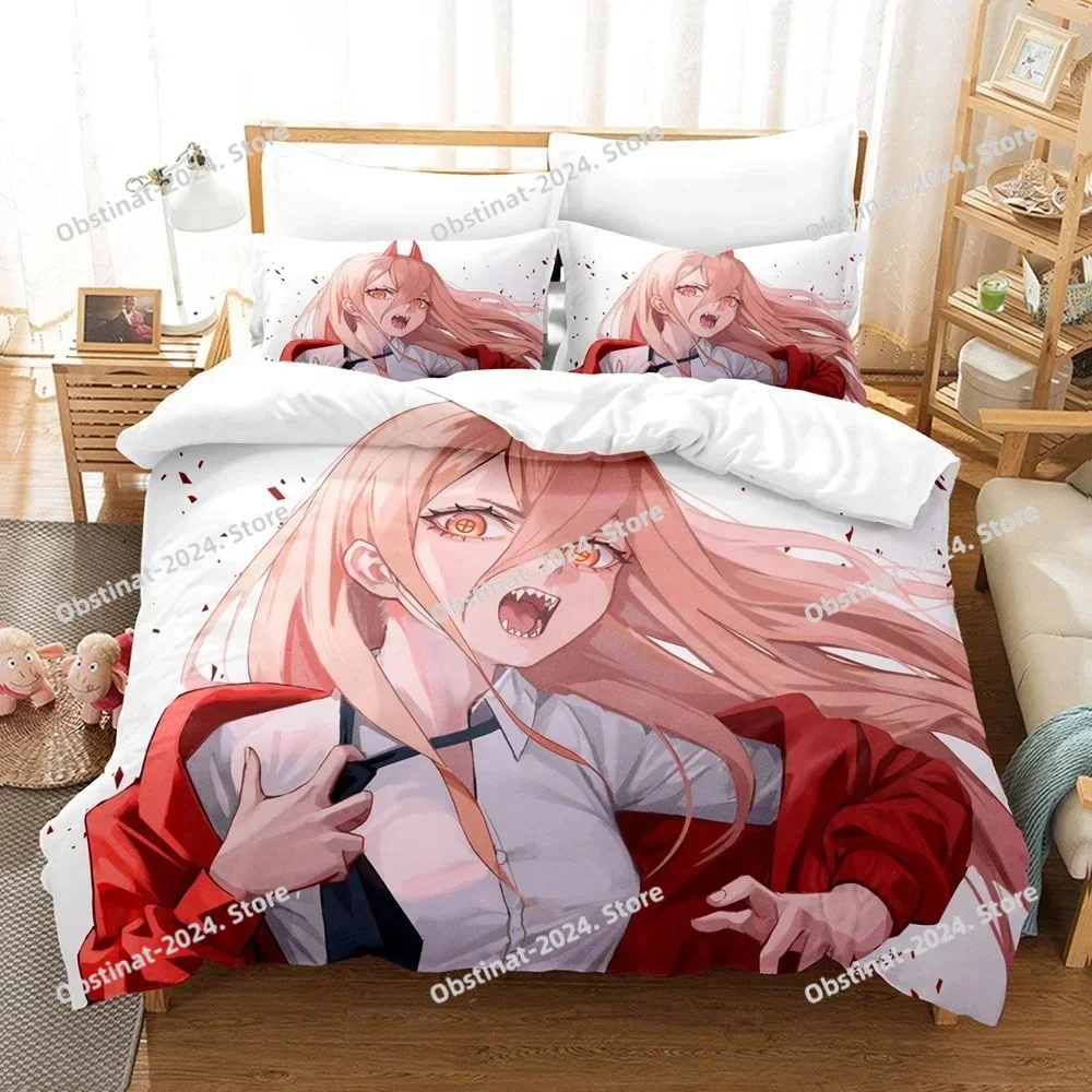 Chainsaw Man Bedding Set Duvet - Home Textiles Bedding บทวิจารณ์และราคา