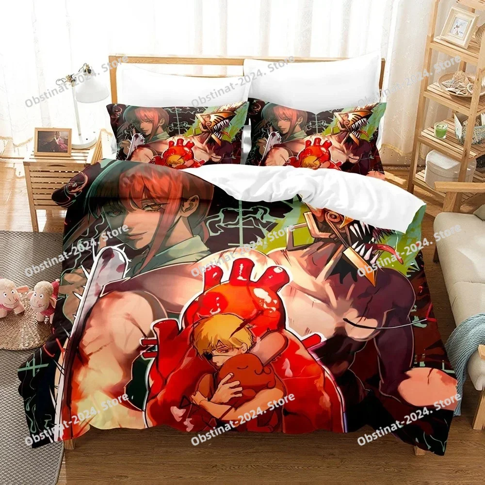 Chainsaw Man Bedding Set Duvet - Home Textiles Bedding บทวิจารณ์และราคา