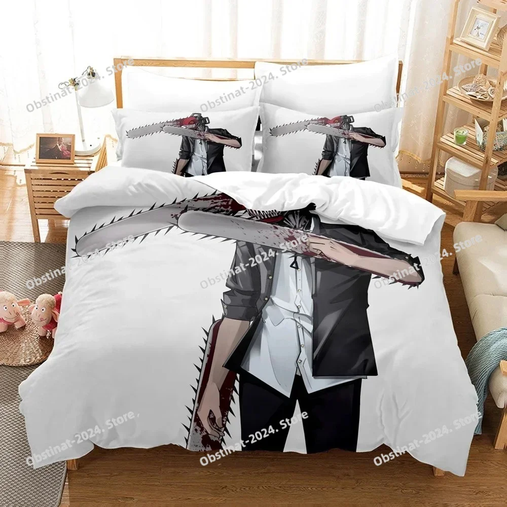 Chainsaw Man Bedding Set Duvet - Home Textiles Bedding บทวิจารณ์และราคา