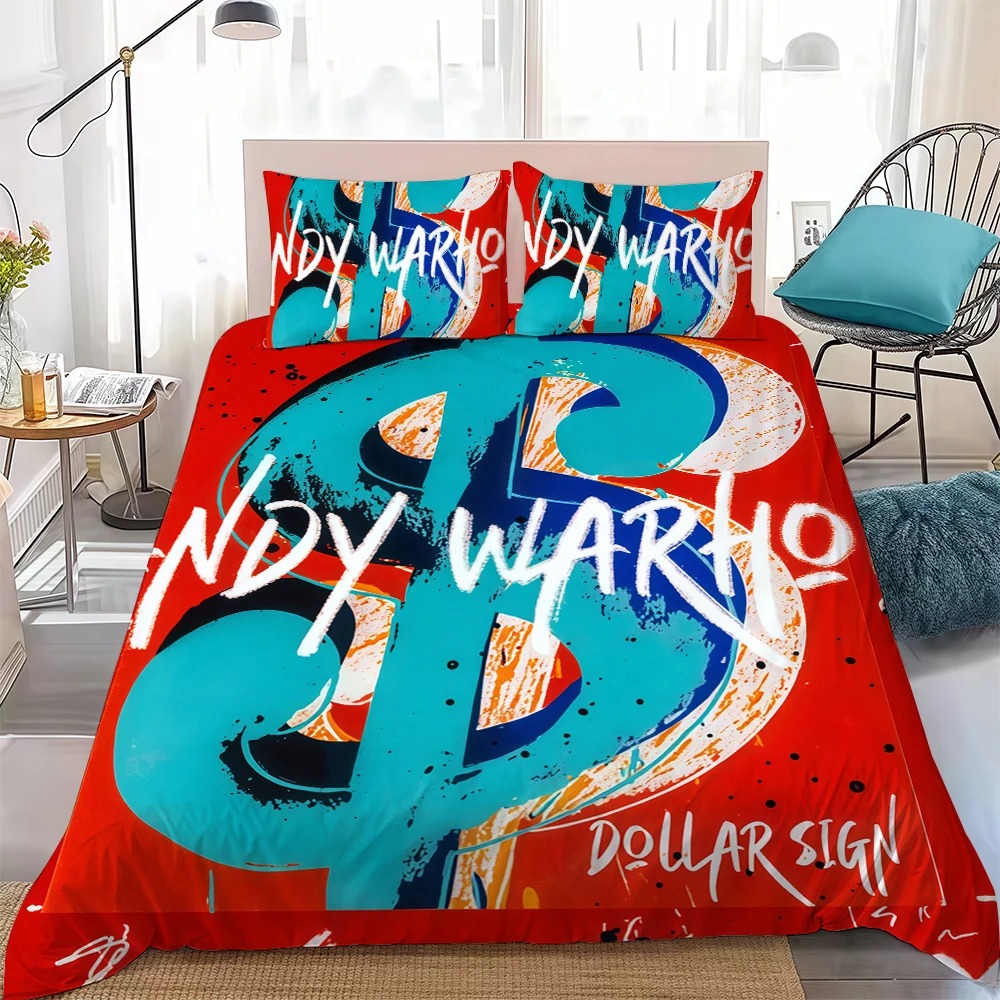 Art Dollar Andy-Warhol Bedding - Home Textiles Bedding บทวิจารณ์และราคา