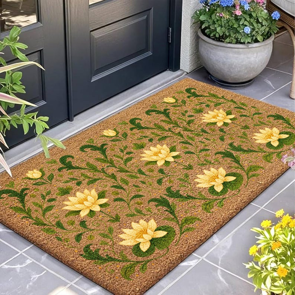 Gentle Floral Mat Custom Carpe - Home Textiles Images บทวิจารณ์และราคา