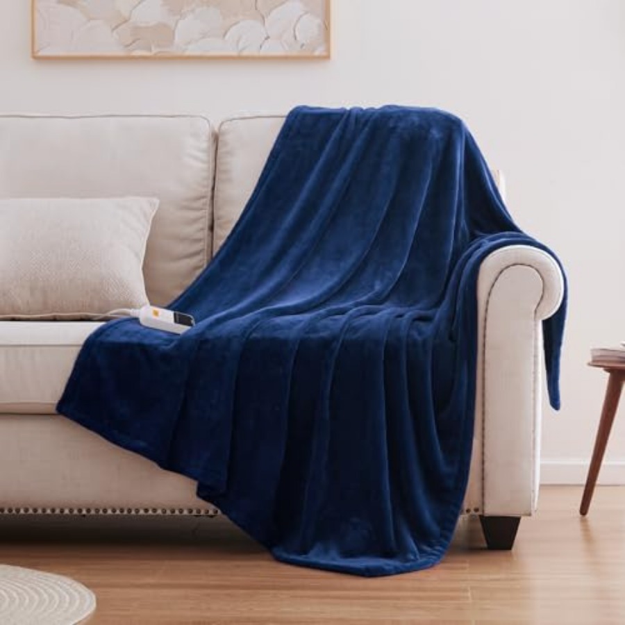 Heated Blanket Electric Throw  - Electric Blanket Heated บทวิจารณ์และราคา