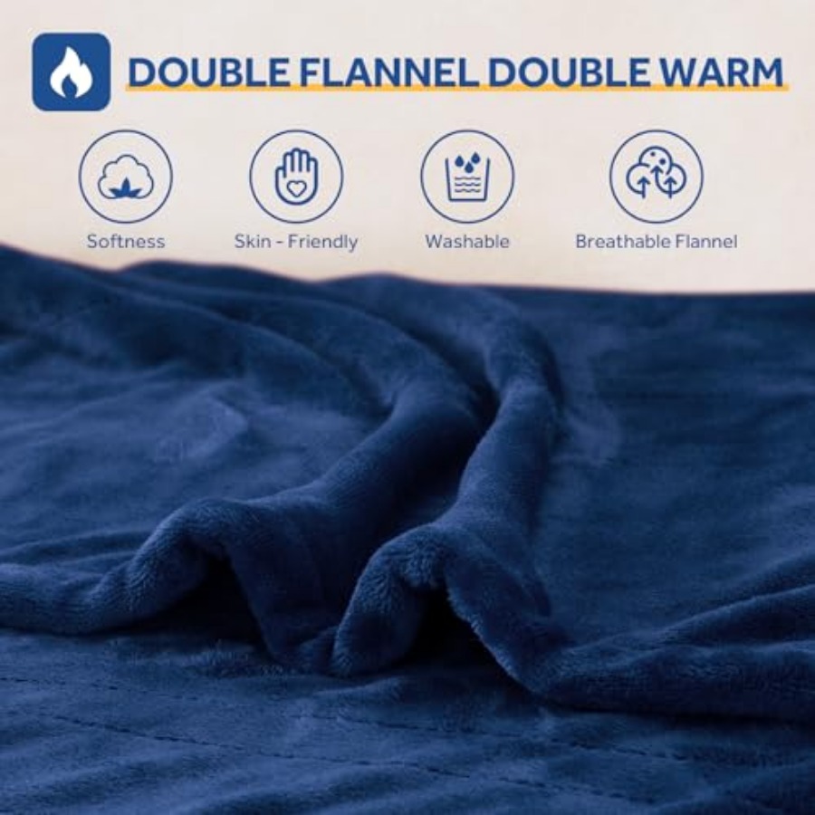 Heated Blanket Electric Throw  - Electric Blanket Heated บทวิจารณ์และราคา