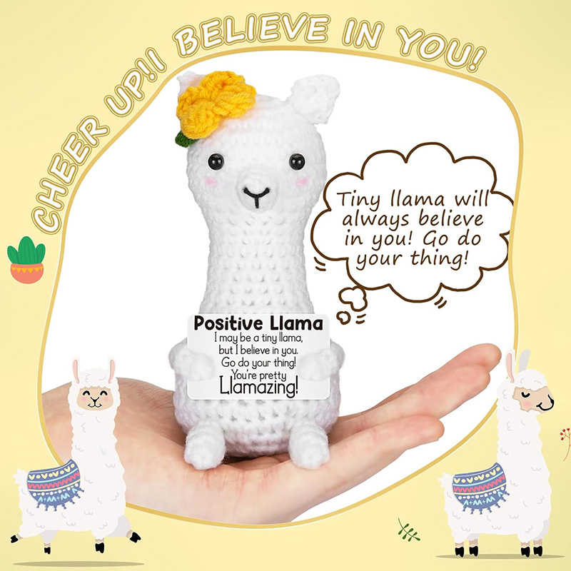 Funny Handmade Crochet Llama P - Home Textiles Today บทวิจารณ์และราคา
