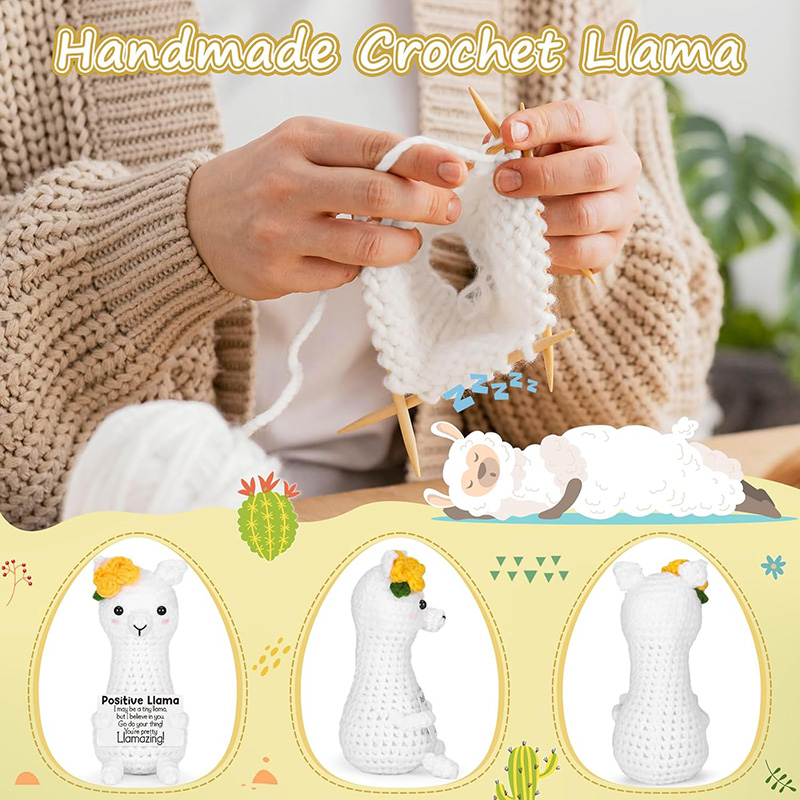 Funny Handmade Crochet Llama P - Home Textiles Today บทวิจารณ์และราคา
