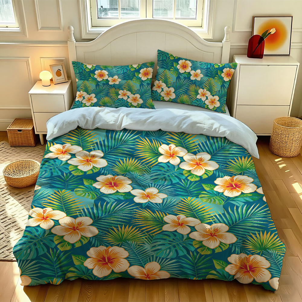 3pcs Rainforest Print Series C - Home Textiles Bedding บทวิจารณ์และราคา