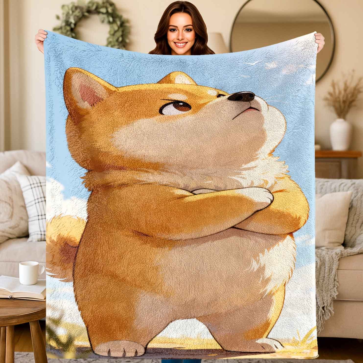 cartoon image of a standing do - Home Textiles Images บทวิจารณ์และราคา