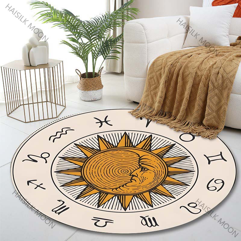 1PC Zodiac signs around sun im - Home Textiles Images บทวิจารณ์และราคา