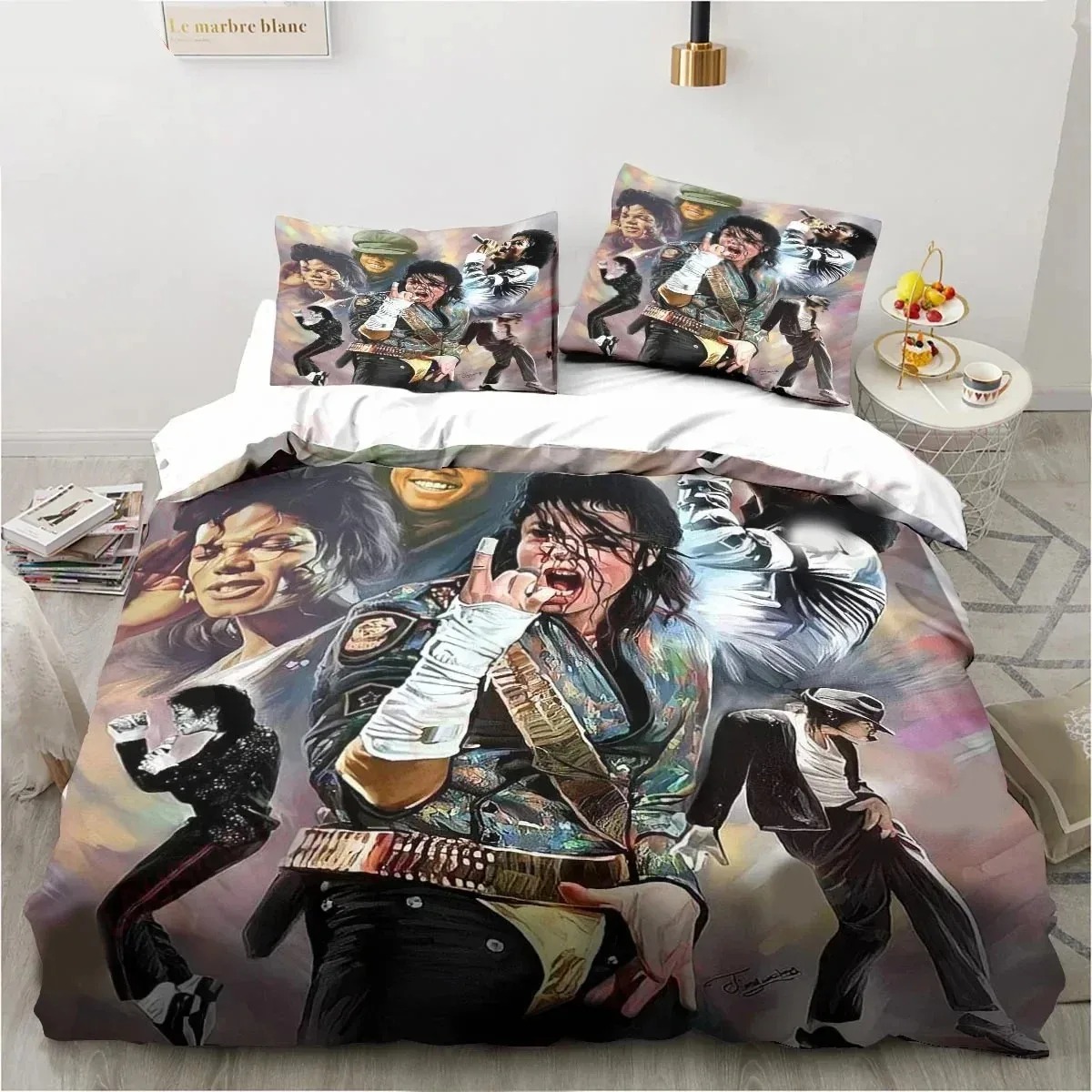 3D Printed Michael Jackson Bed - Home Textiles Bedding บทวิจารณ์และราคา