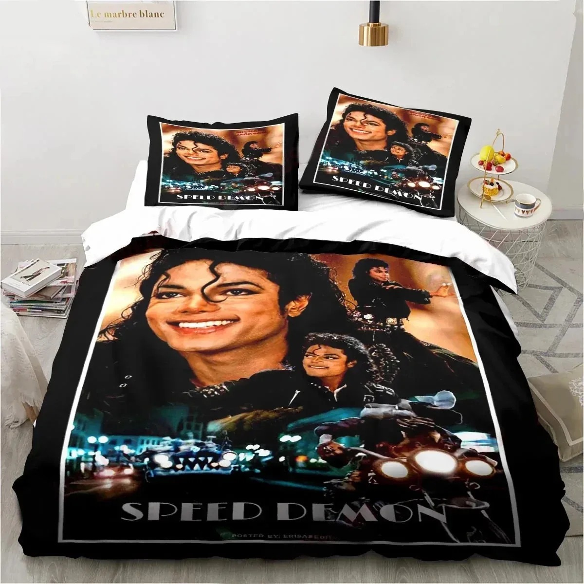 3D Printed Michael Jackson Bed - Home Textiles Bedding บทวิจารณ์และราคา