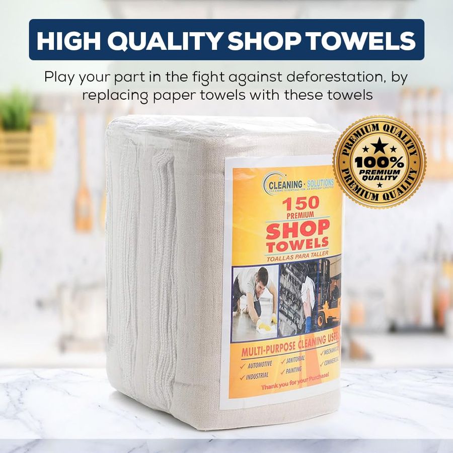 Cotton Shop Towels 14x12 145 P - Home Textile Industry บทวิจารณ์และราคา