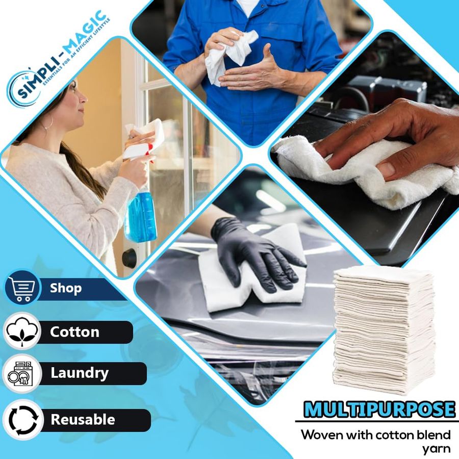 Cotton Shop Towels 14x12 145 P - Home Textile Industry บทวิจารณ์และราคา