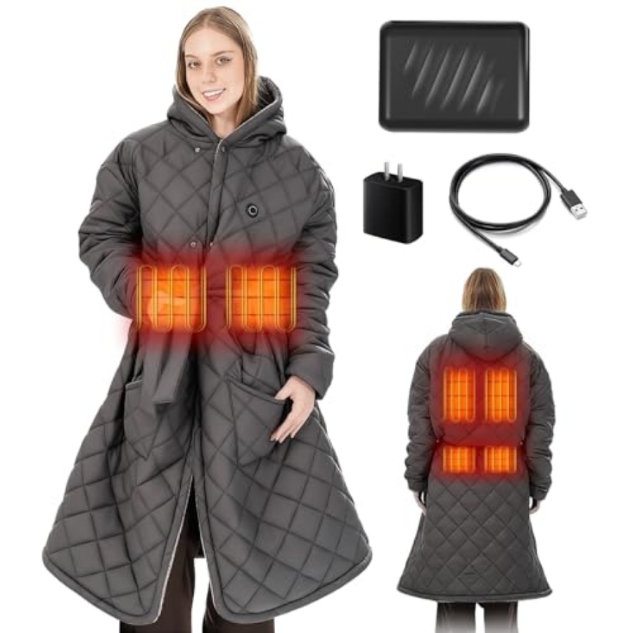 Portable Heated Battery Blanke - Electric Blanket Heated บทวิจารณ์และราคา