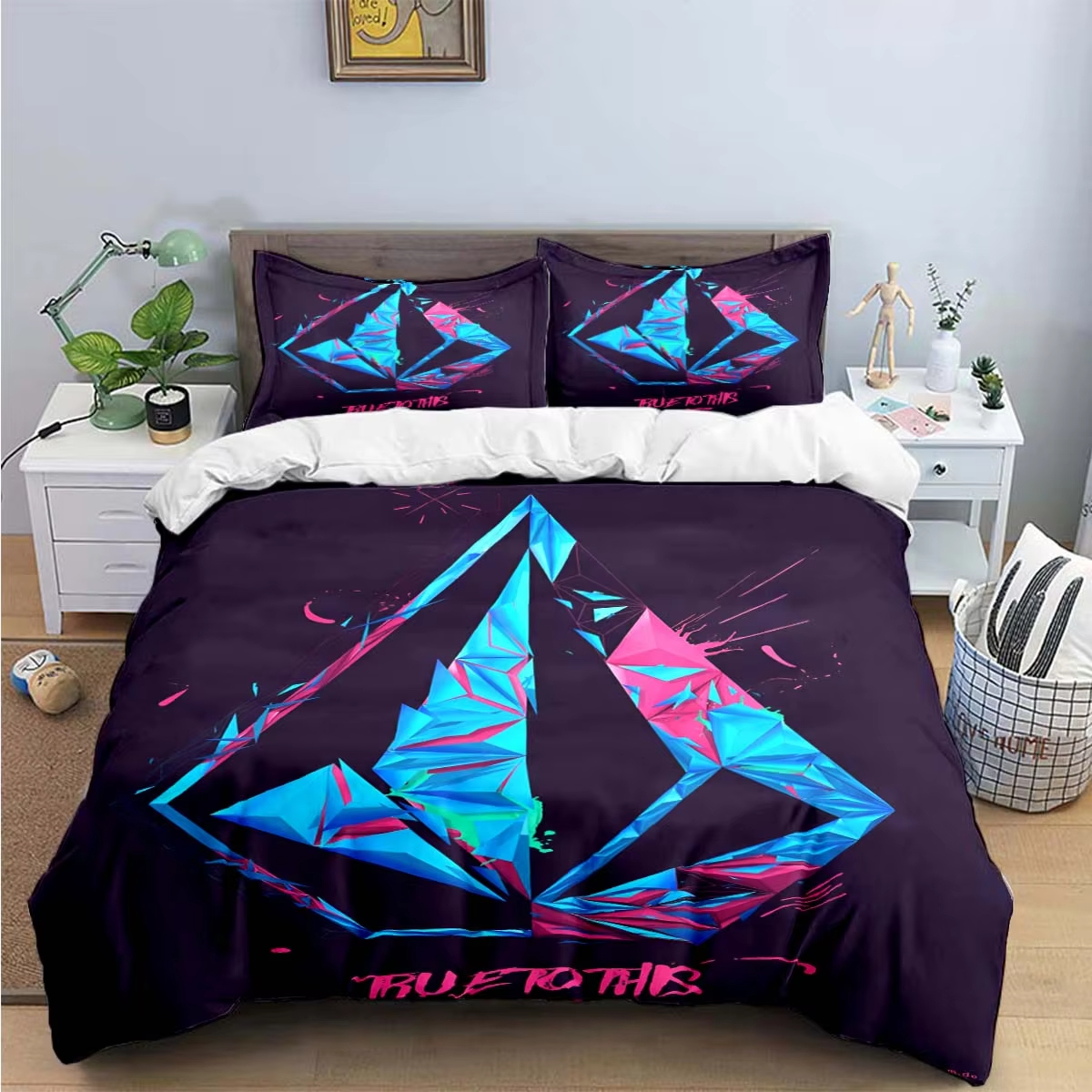 New V-VOLCOM 3d Print Bedding  - Home Textiles Bedding บทวิจารณ์และราคา