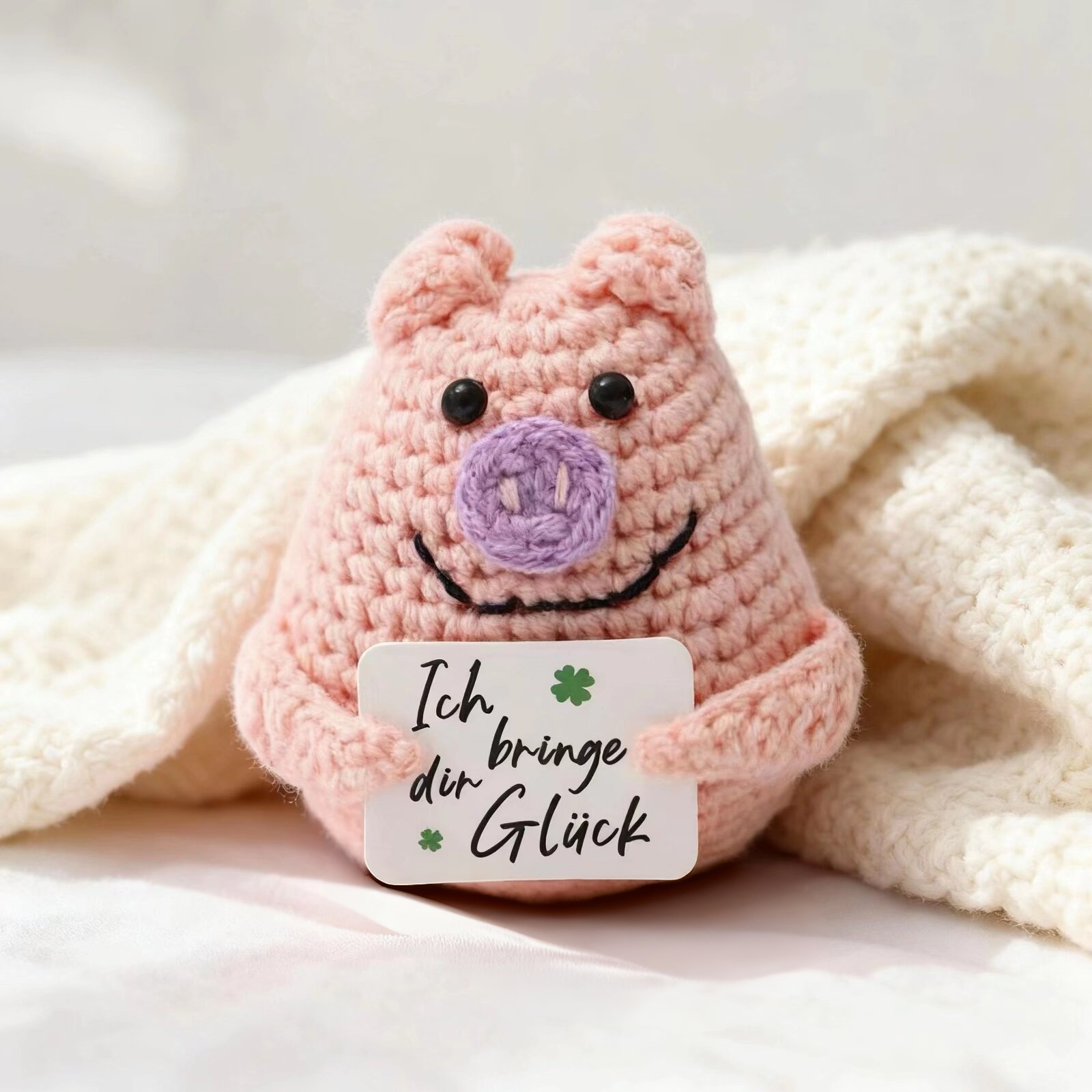 Crochet Emotional Support Pig  - Home Textiles Today บทวิจารณ์และราคา