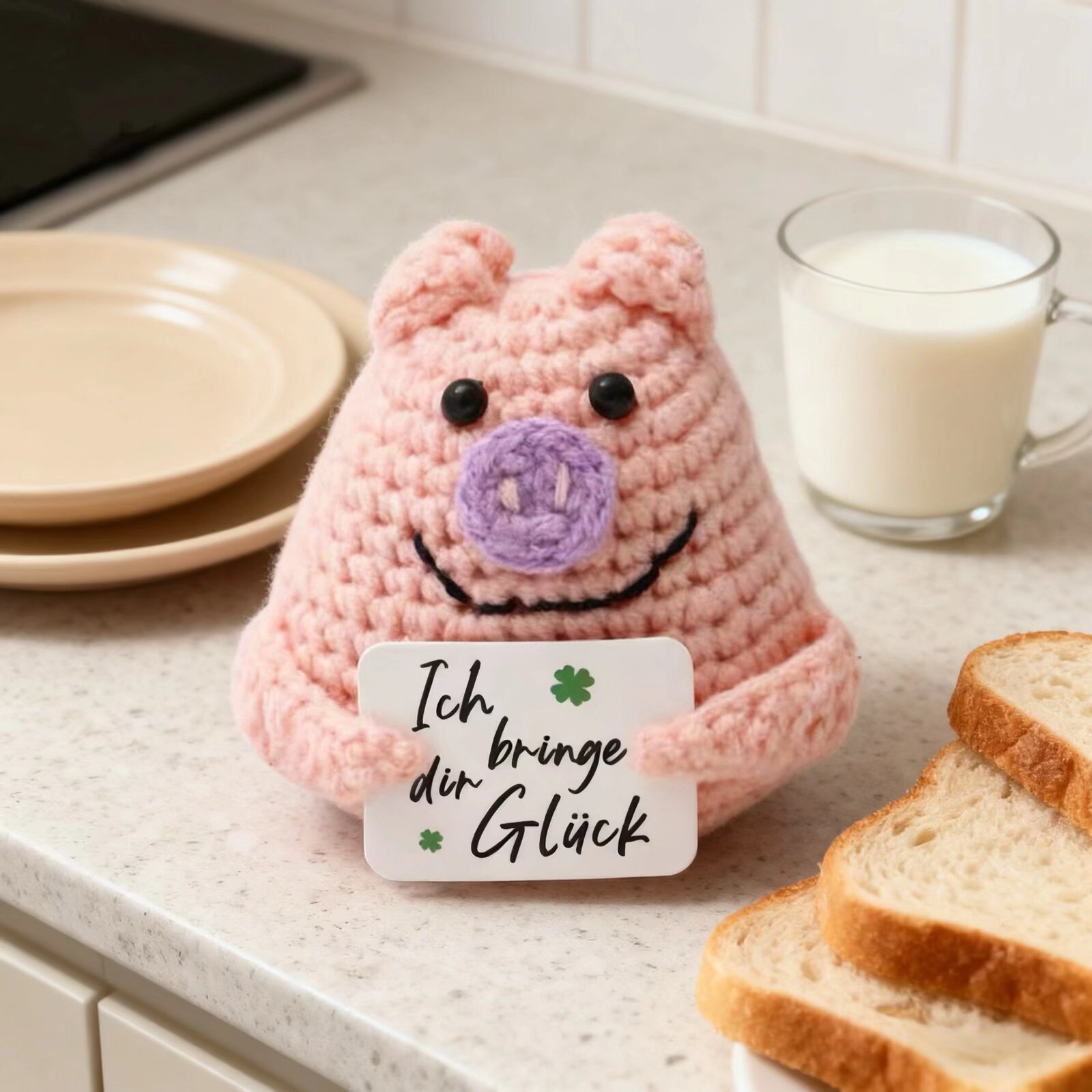 Crochet Emotional Support Pig  - Home Textiles Today บทวิจารณ์และราคา