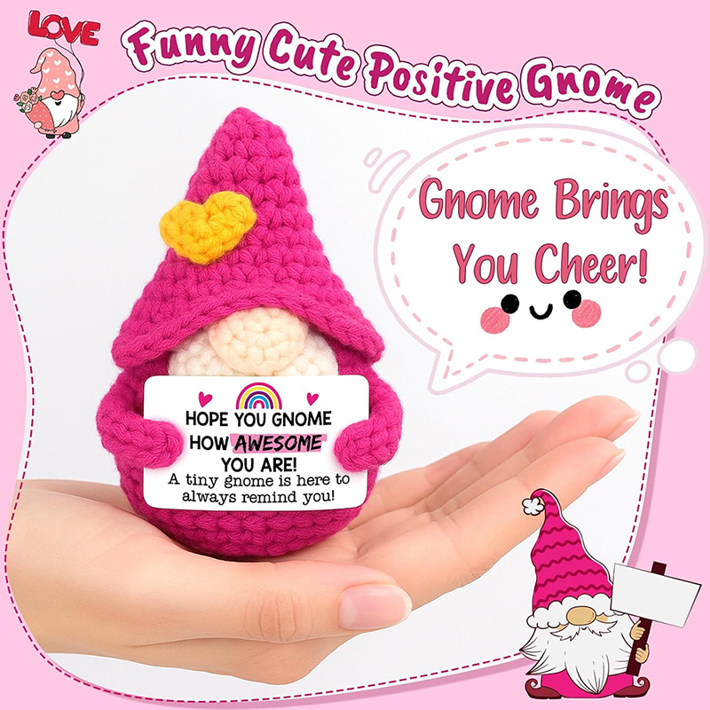 Positive Energy Crochet Gnome  - Home Textiles Today บทวิจารณ์และราคา