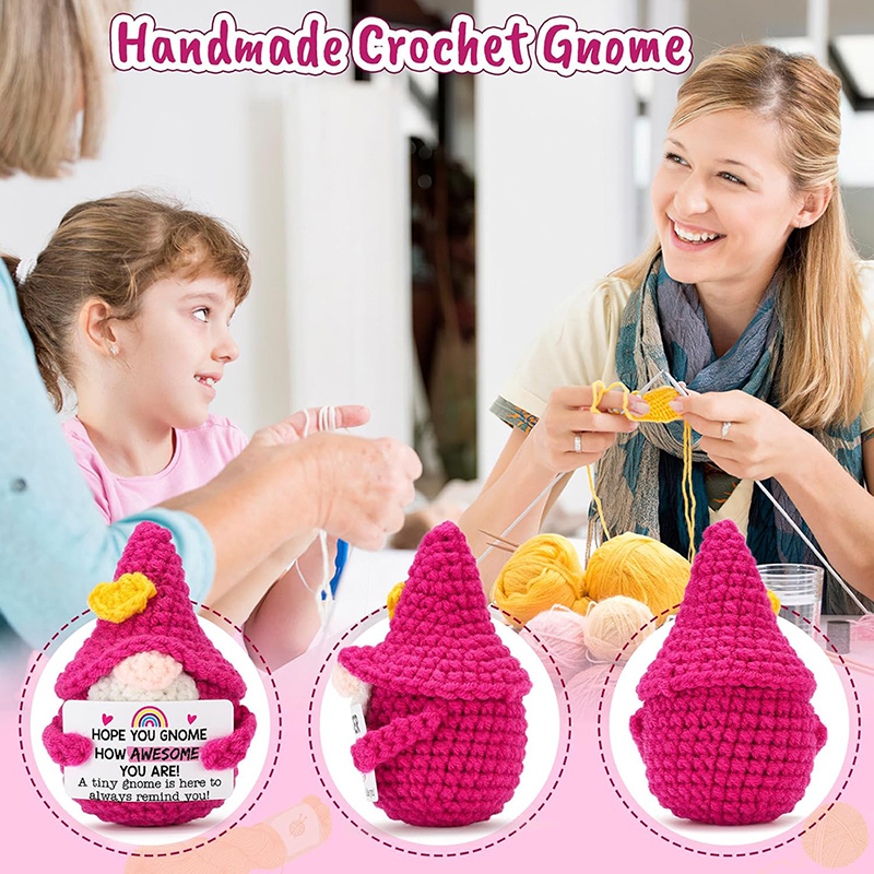 Positive Energy Crochet Gnome  - Home Textiles Today บทวิจารณ์และราคา