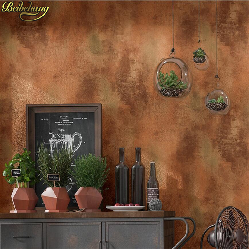Retro cement gray wallpapers p - Home Textile Industry บทวิจารณ์และราคา