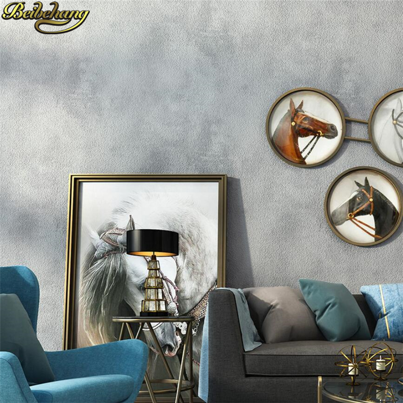 Retro cement gray wallpapers p - Home Textile Industry บทวิจารณ์และราคา