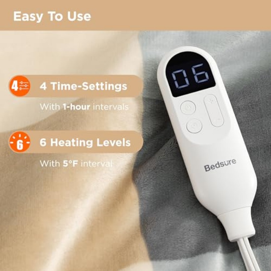 Heated Blanket Wearable Shawl  - Electric Blanket Heated บทวิจารณ์และราคา