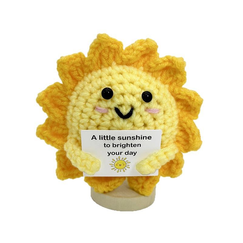 Funny Positive Crochet Sunshin - Home Textiles Today บทวิจารณ์และราคา