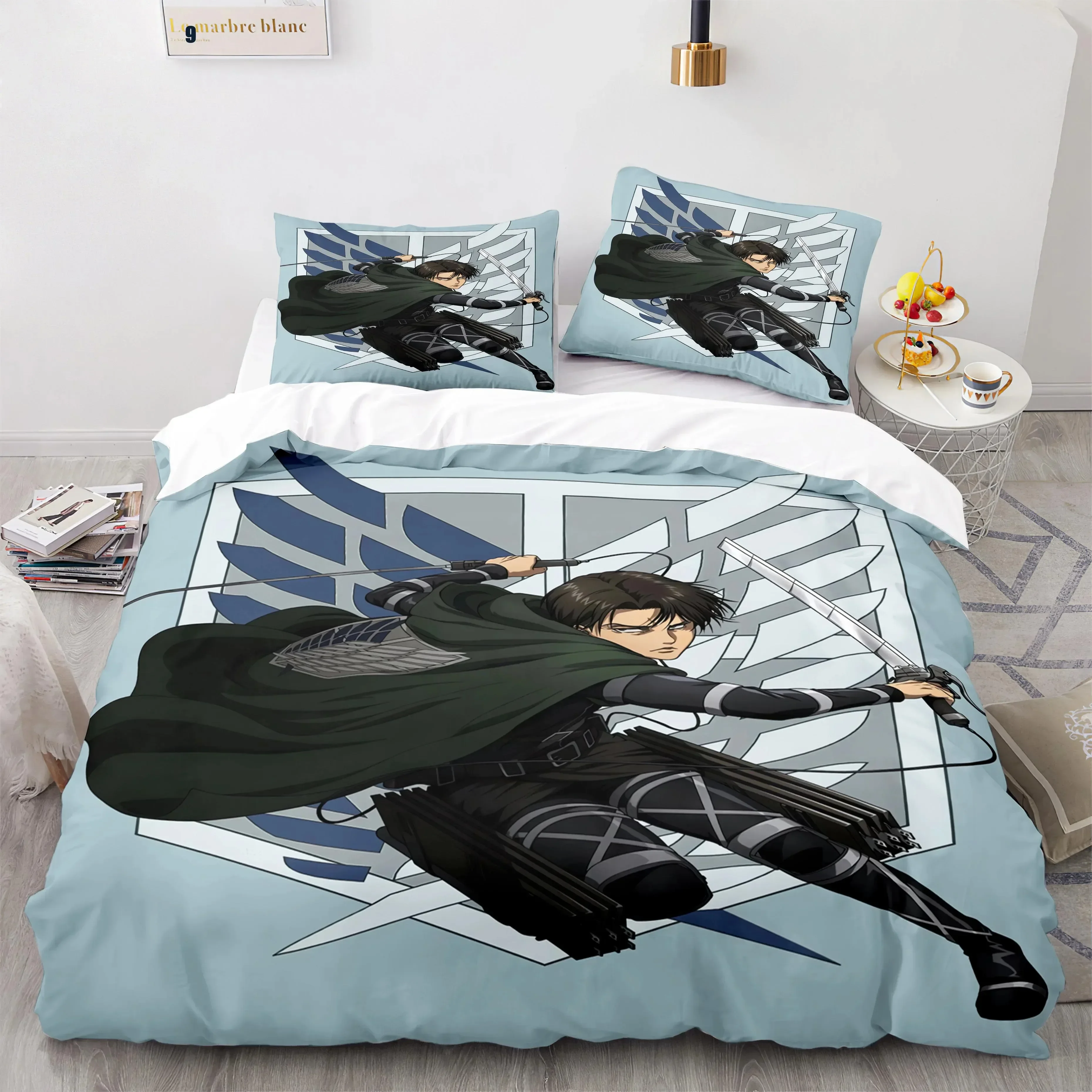 Anime Attack On Titan Home Tex - Home Textiles Bedding บทวิจารณ์และราคา