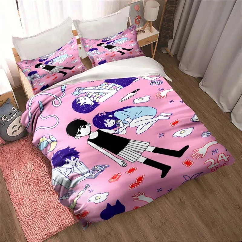 Fashion 3D Printed Anime Omori - Home Textiles Bedding บทวิจารณ์และราคา