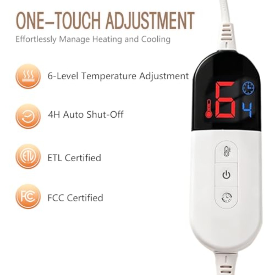 Electric Blanket Twin SizeLuxu - Electric Blanket Heated บทวิจารณ์และราคา