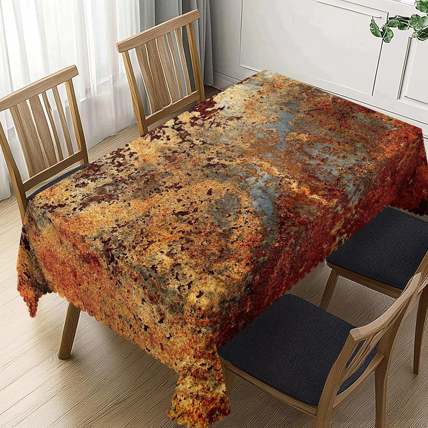 Industrial Brown Rust Metal Ta - Home Textile Industry บทวิจารณ์และราคา