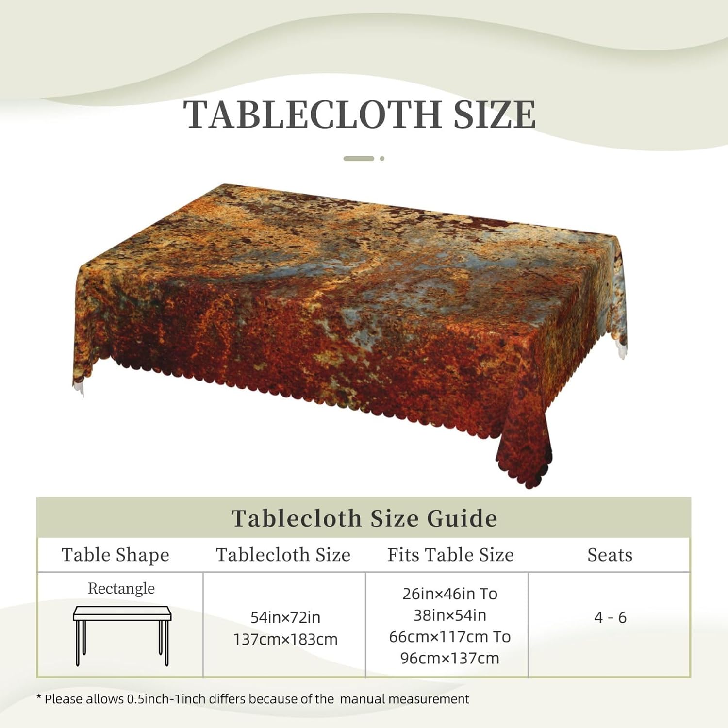 Industrial Brown Rust Metal Ta - Home Textile Industry บทวิจารณ์และราคา
