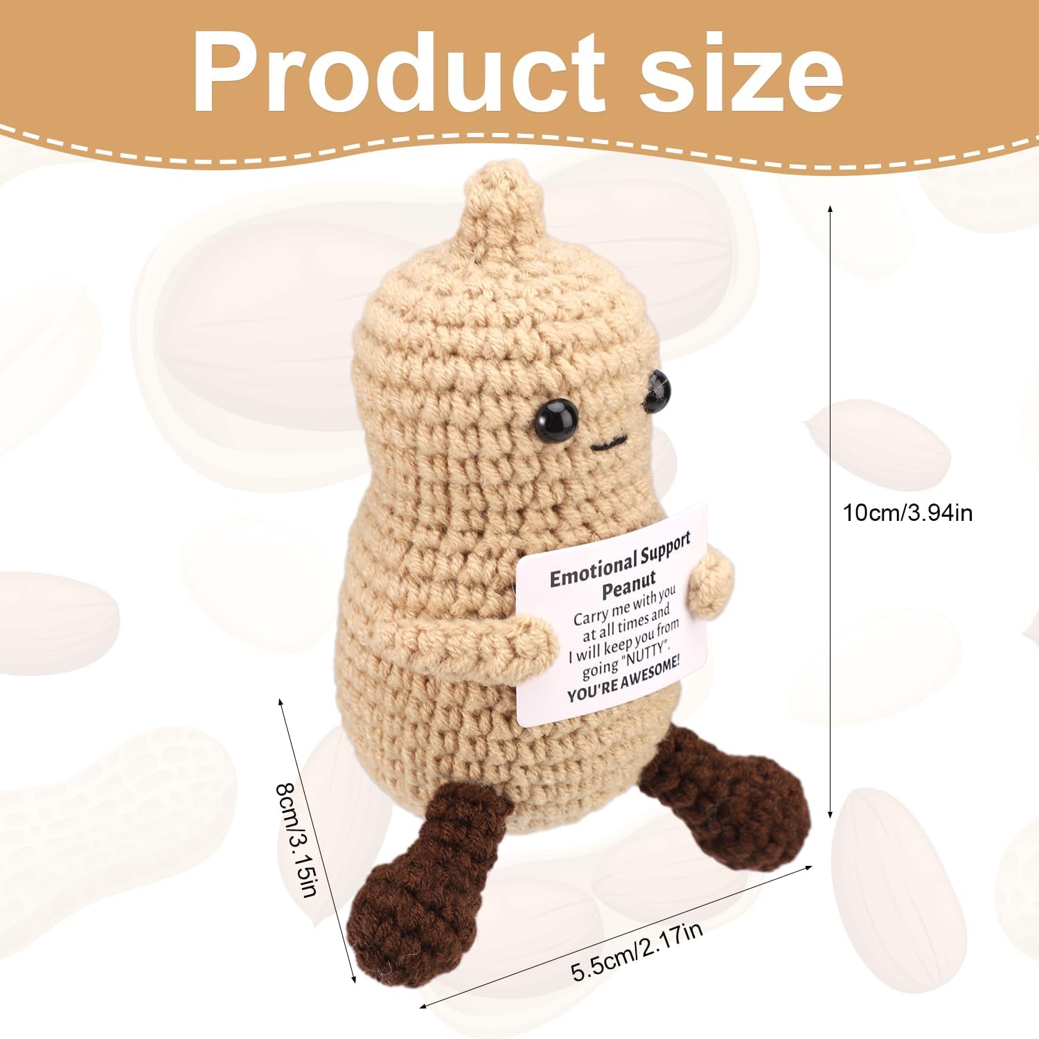 Funny Crochet Peanut Handmade  - Home Textiles Today บทวิจารณ์และราคา