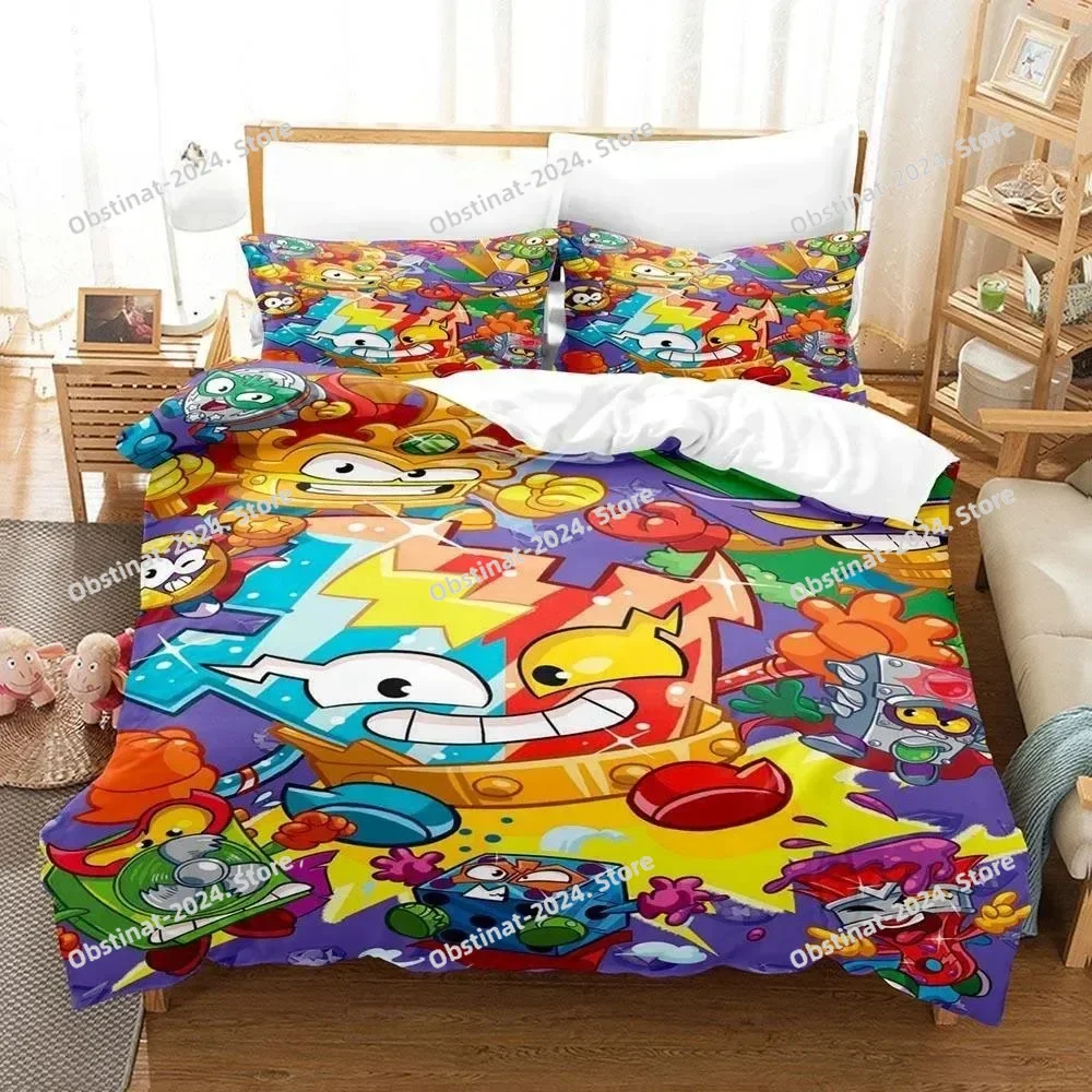 3D Print Anime Super Zings Bed - Home Textiles Bedding บทวิจารณ์และราคา