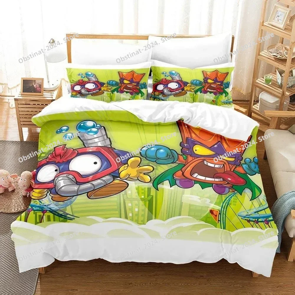 3D Print Anime Super Zings Bed - Home Textiles Bedding บทวิจารณ์และราคา