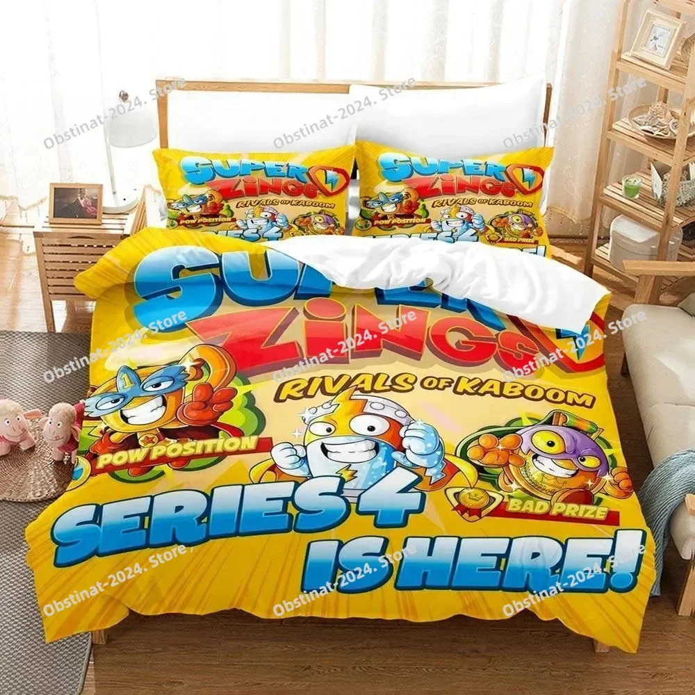 3D Print Anime Super Zings Bed - Home Textiles Bedding บทวิจารณ์และราคา