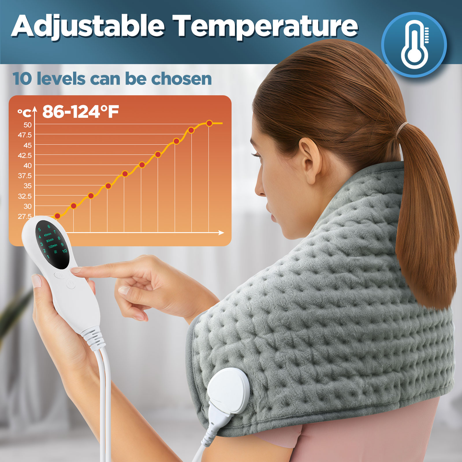 30*60/40*76/50*100cm Electric  - Electric Blanket Heated บทวิจารณ์และราคา
