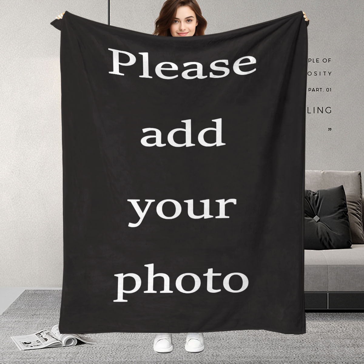 Custom Digital Flannel Fleece  - Home Textiles Images บทวิจารณ์และราคา